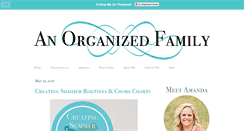 Desktop Screenshot of anorganizedfamily.com
